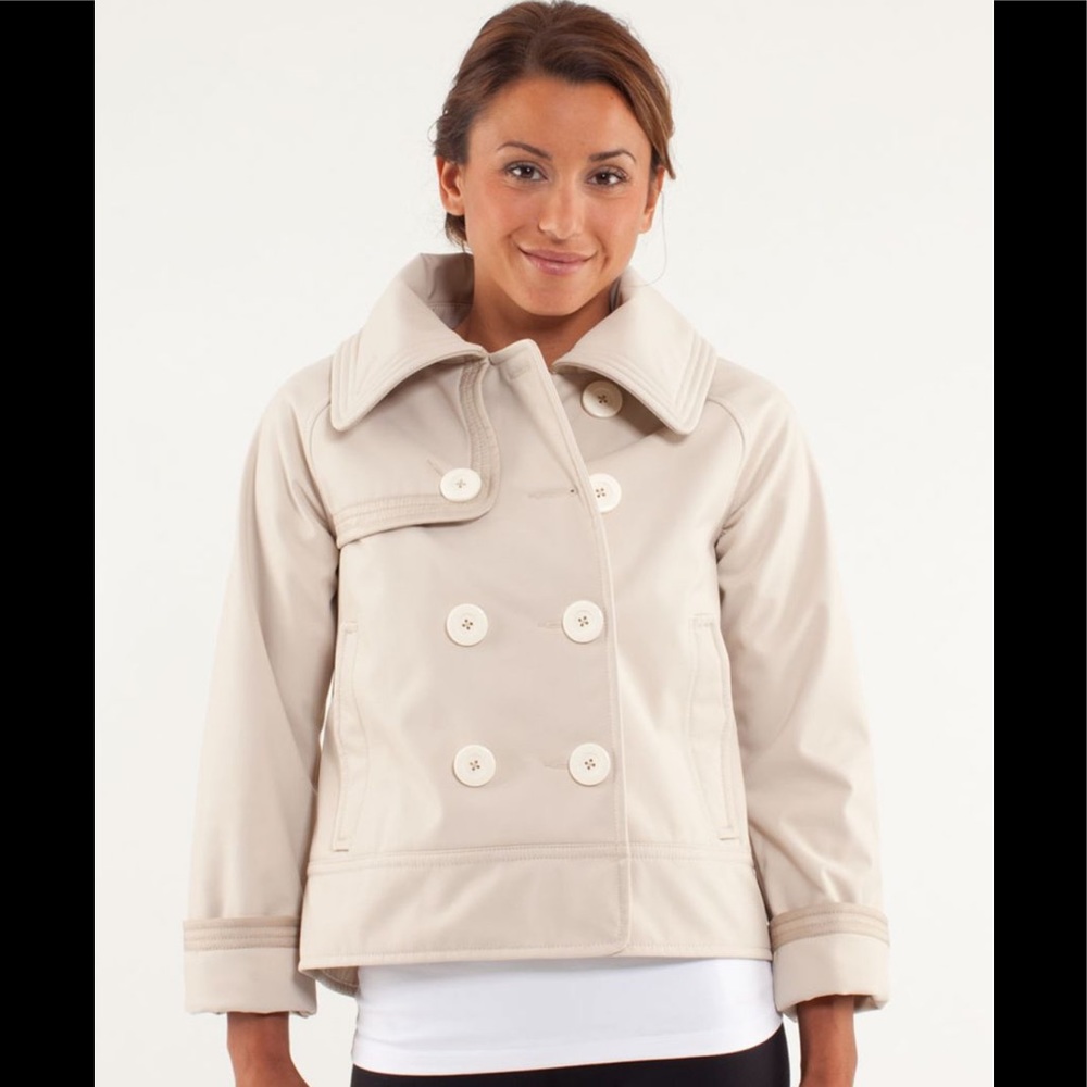 Lululemon Coco Soft-shell Peacoat Jacket Size 4